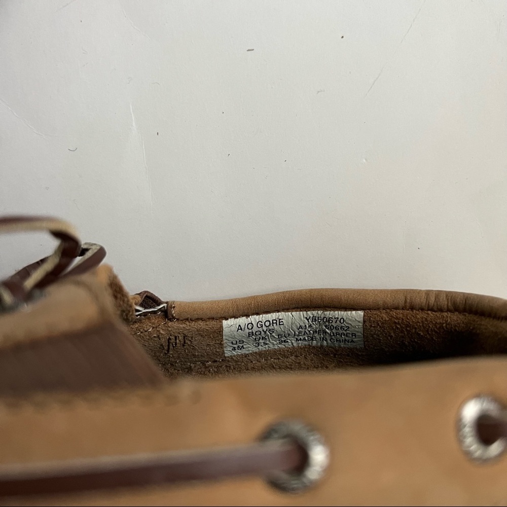 Used Sperry Boys Brown Boat Shoes - Size 4 - Picture 8 of 8